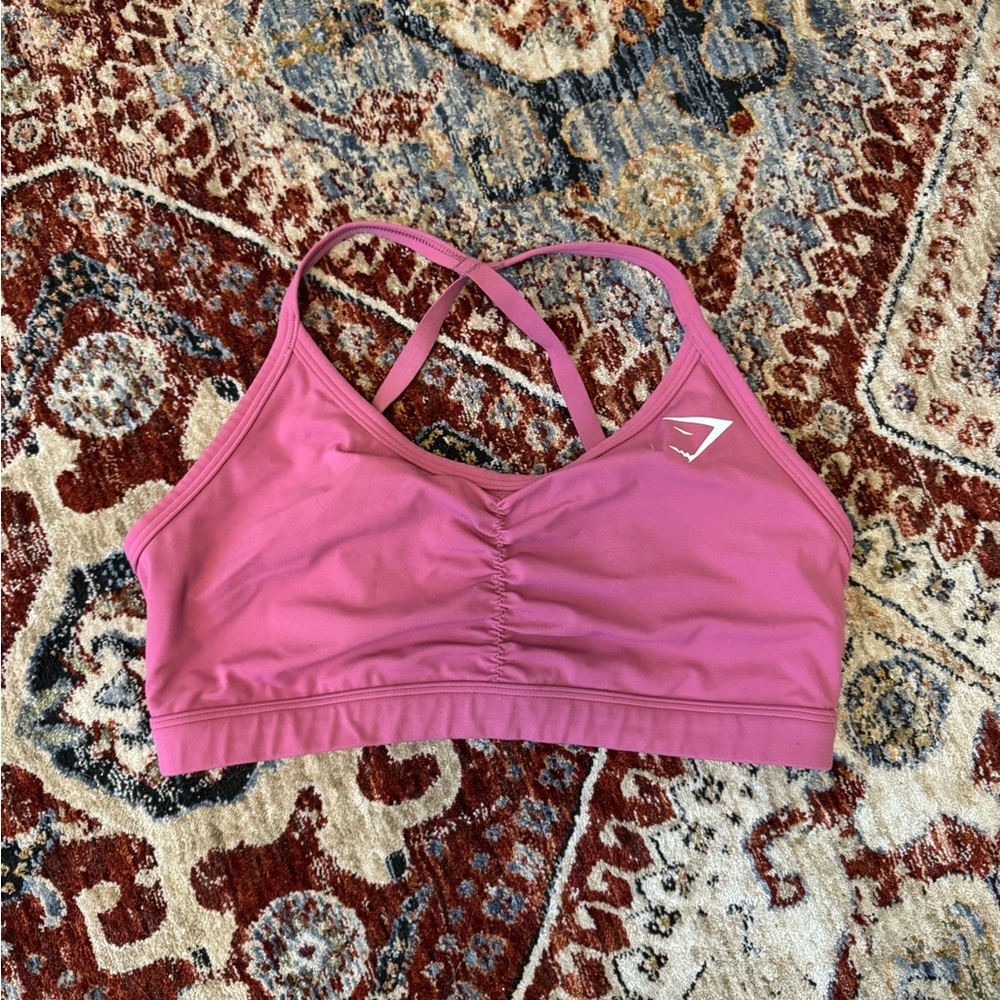 Gymshark ruched sports bra